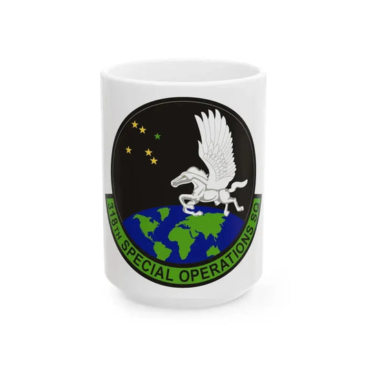 318th Special Operations Squadron (U.S. Air Force) White Coffee Mug 15oz - Go Mug Yourself