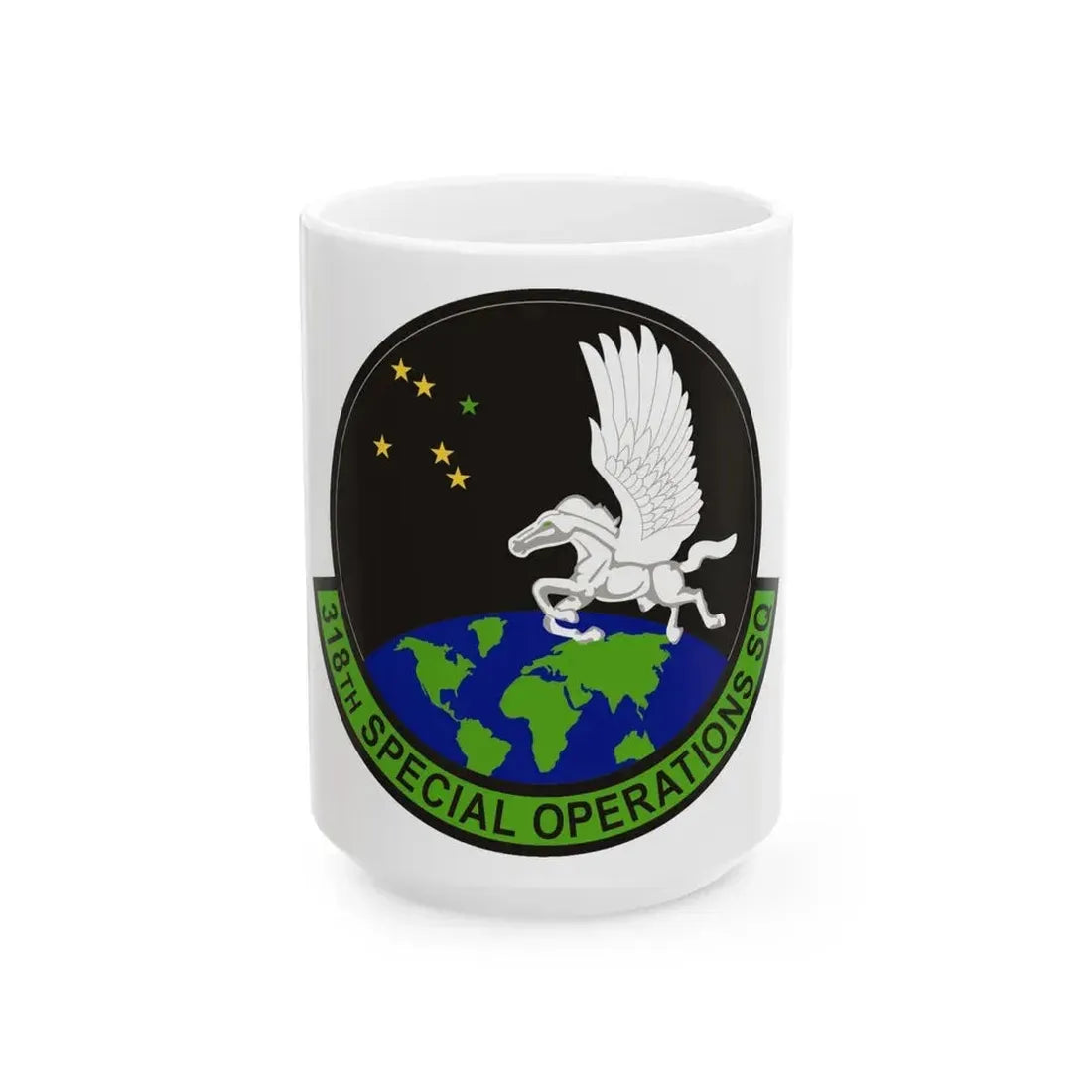 318th Special Operations Squadron (U.S. Air Force) White Coffee Mug - Go Mug Yourself
