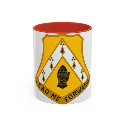 319 Cavalry Regiment (U.S. Army) Accent Coffee Mug 11oz Red - Go Mug Yourself