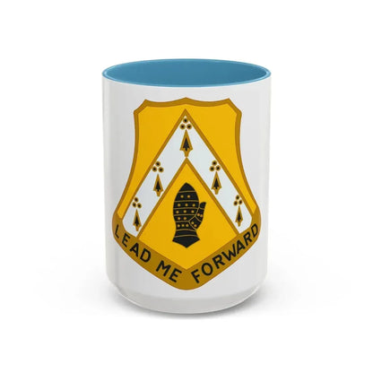 319 Cavalry Regiment (U.S. Army) Accent Coffee Mug 15oz Light Blue - Go Mug Yourself