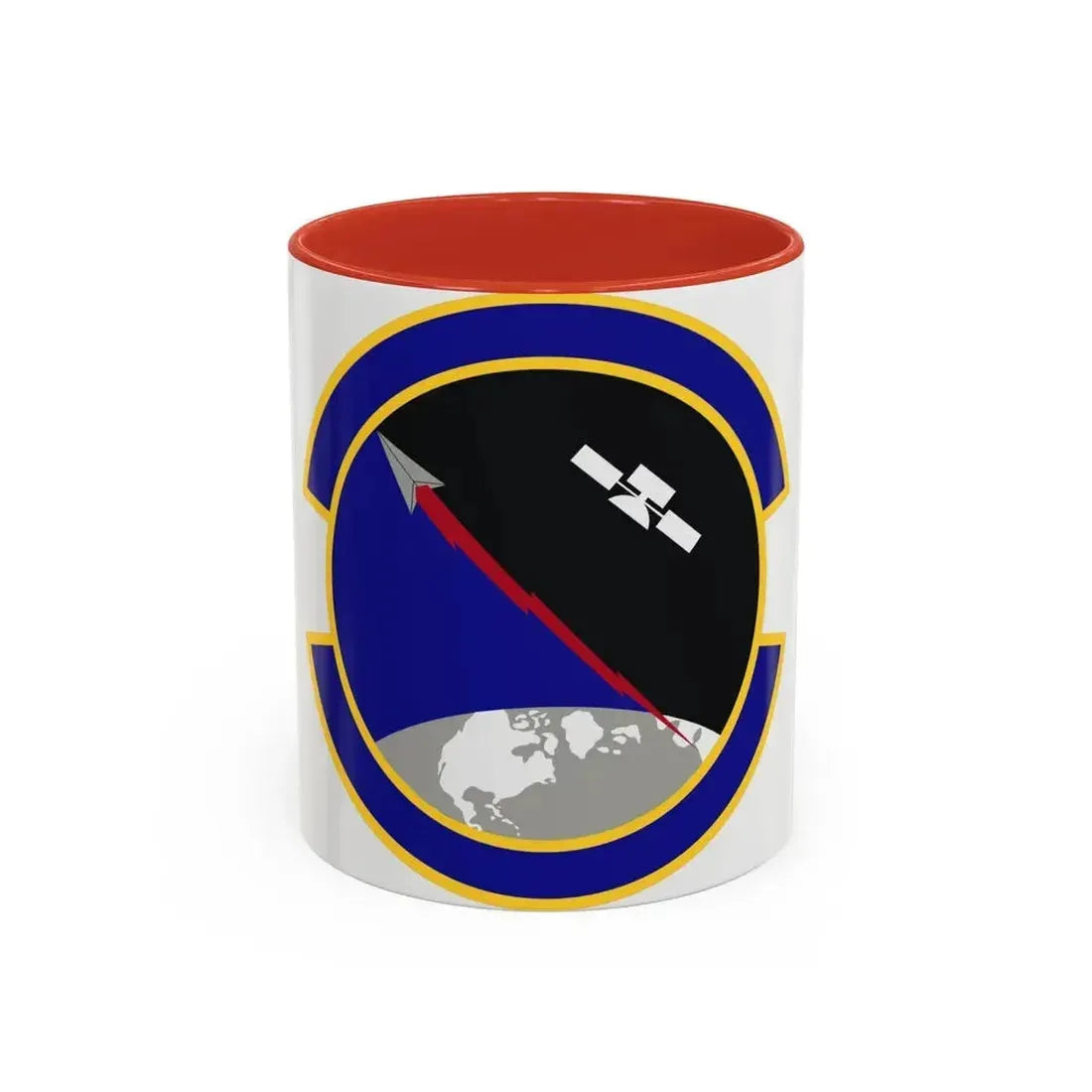 319 Combat Training Squadron USSF (U.S. Air Force) Accent Coffee Mug 11oz Red - Go Mug Yourself