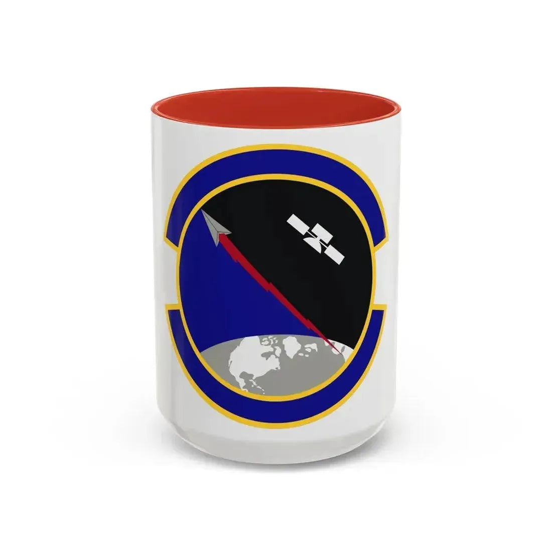 319 Combat Training Squadron USSF (U.S. Air Force) Accent Coffee Mug 15oz Red - Go Mug Yourself