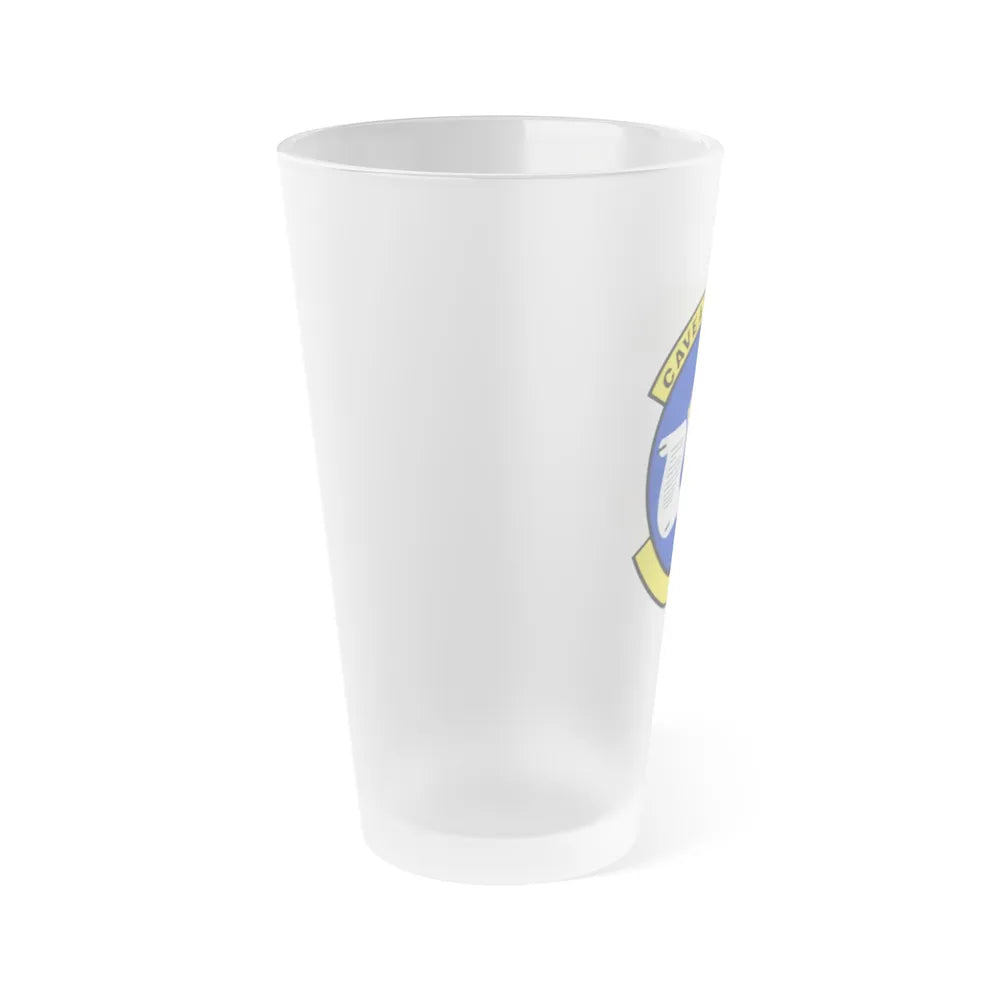 319 Contracting Squadron ACC (U.S. Air Force) Frosted Pint Glass 16oz-Go Mug Yourself