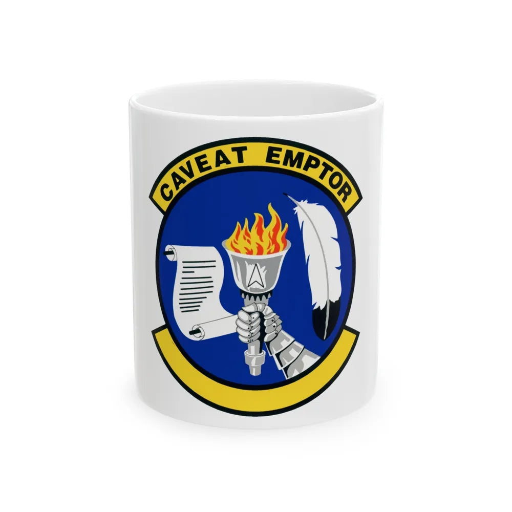 319 Contracting Squadron ACC (U.S. Air Force) White Coffee Mug-11oz-Go Mug Yourself