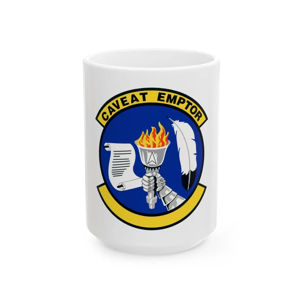 319 Contracting Squadron ACC (U.S. Air Force) White Coffee Mug-15oz-Go Mug Yourself