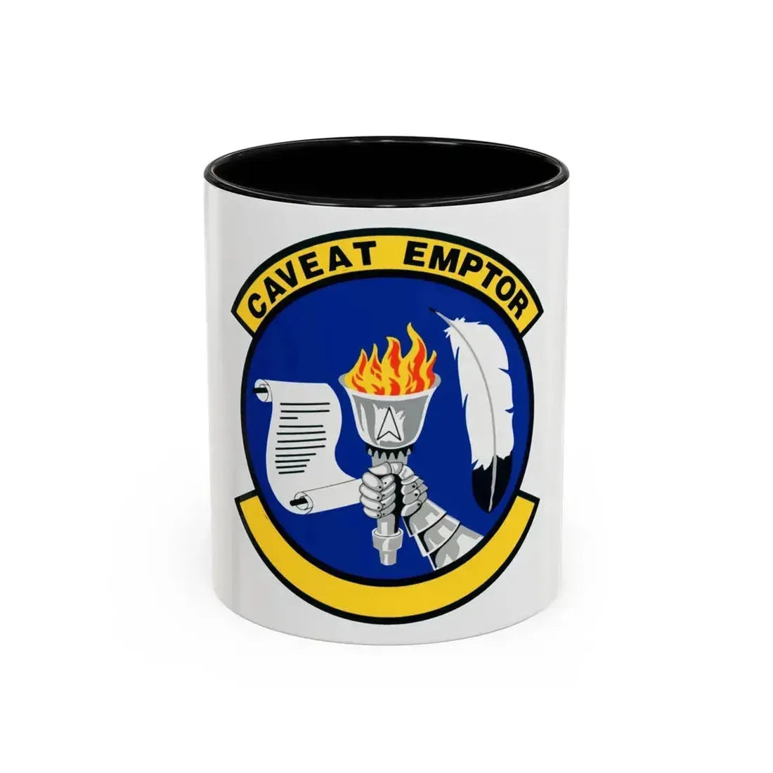 319 Contracting Squadron ACC (U.S. Air Force) Accent Coffee Mug 11oz Black - Go Mug Yourself