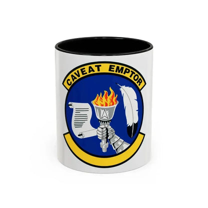 319 Contracting Squadron ACC (U.S. Air Force) Accent Coffee Mug 11oz Black - Go Mug Yourself