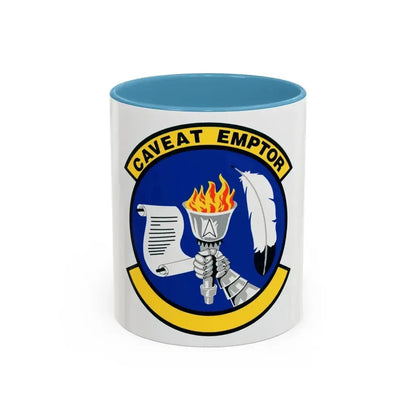 319 Contracting Squadron ACC (U.S. Air Force) Accent Coffee Mug 11oz Light Blue - Go Mug Yourself