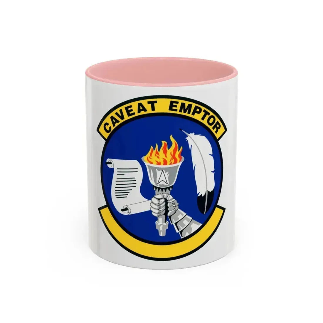319 Contracting Squadron ACC (U.S. Air Force) Accent Coffee Mug 11oz Pink - Go Mug Yourself