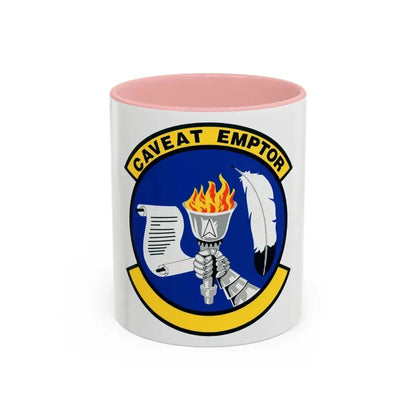 319 Contracting Squadron ACC (U.S. Air Force) Accent Coffee Mug 11oz Pink - Go Mug Yourself