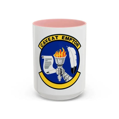 319 Contracting Squadron ACC (U.S. Air Force) Accent Coffee Mug 15oz Pink - Go Mug Yourself