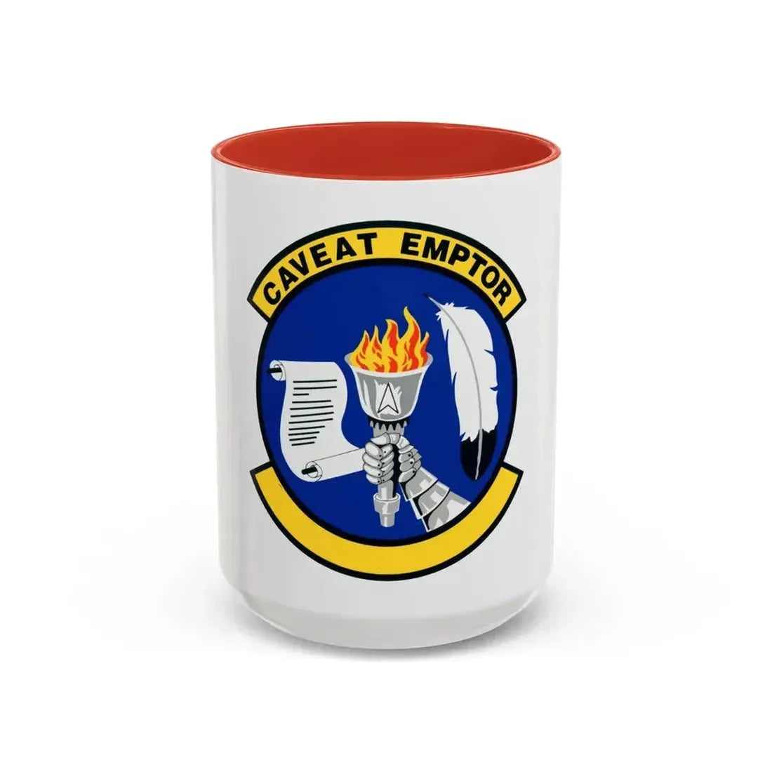 319 Contracting Squadron ACC (U.S. Air Force) Accent Coffee Mug 15oz Red - Go Mug Yourself