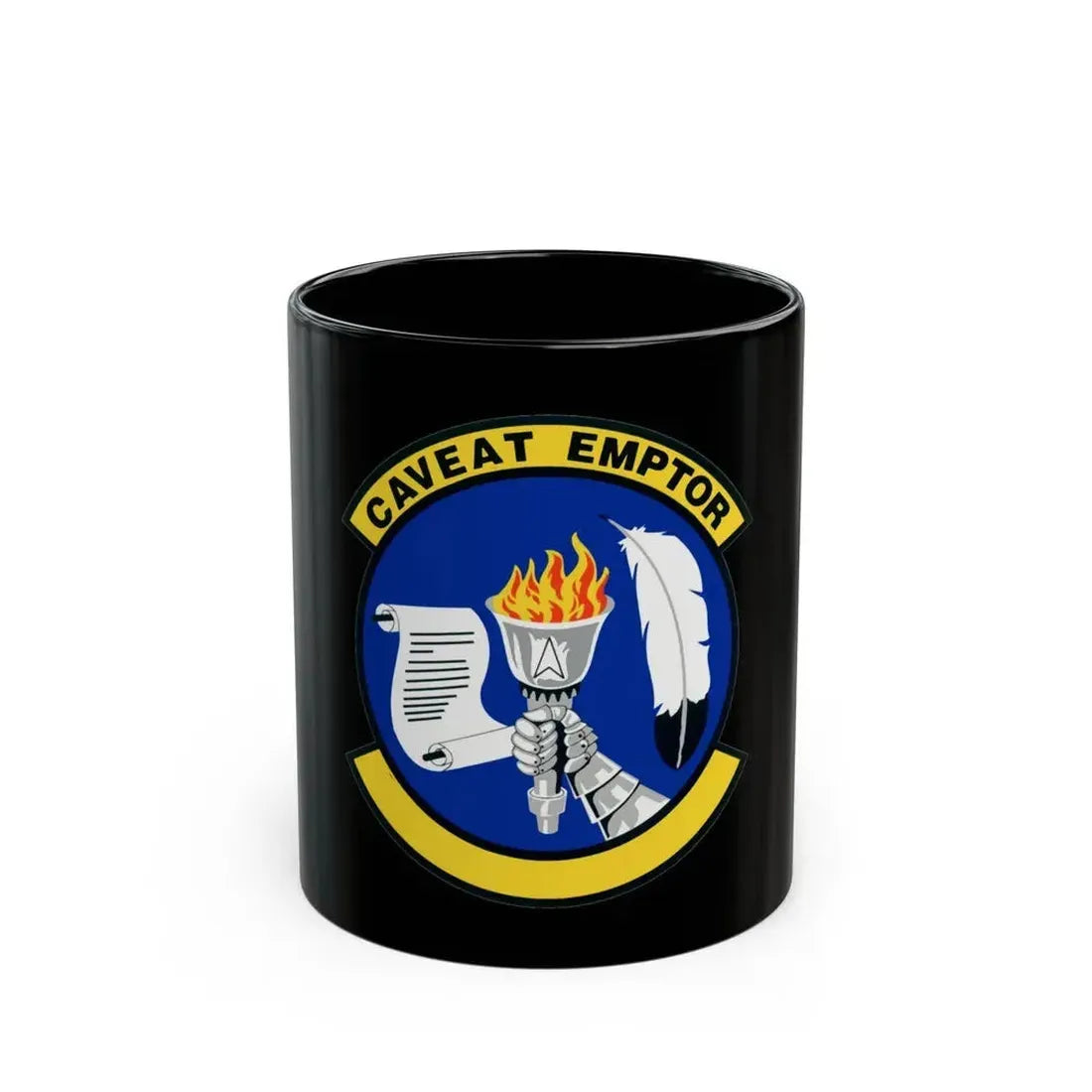 319 Contracting Squadron ACC (U.S. Air Force) Black Coffee Mug 11oz - Go Mug Yourself