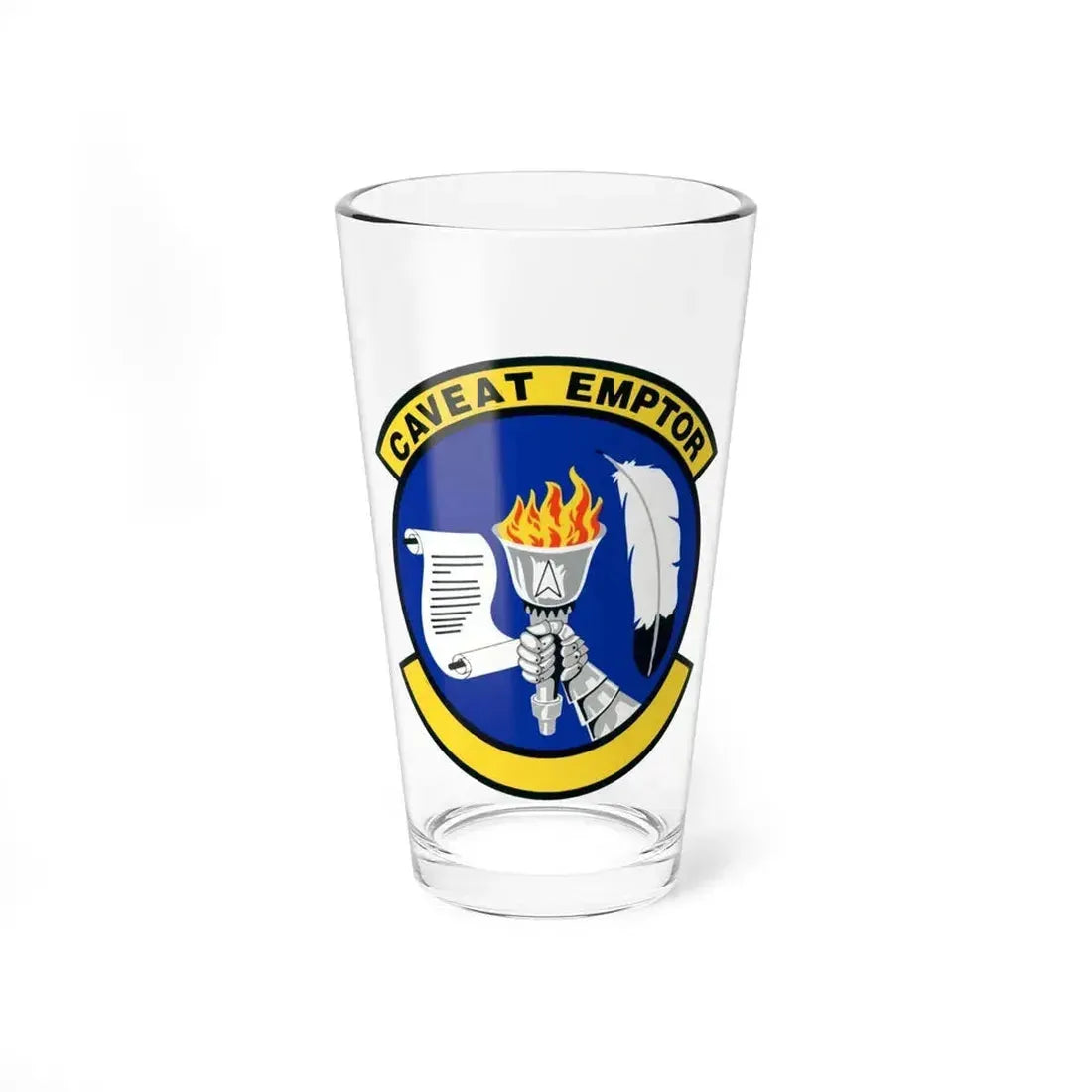 319 Contracting Squadron ACC (U.S. Air Force) Pint Glass 16oz 16oz - Go Mug Yourself