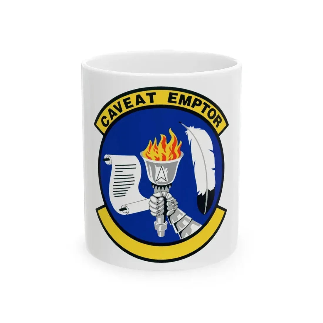 319 Contracting Squadron ACC (U.S. Air Force) White Coffee Mug - Go Mug Yourself