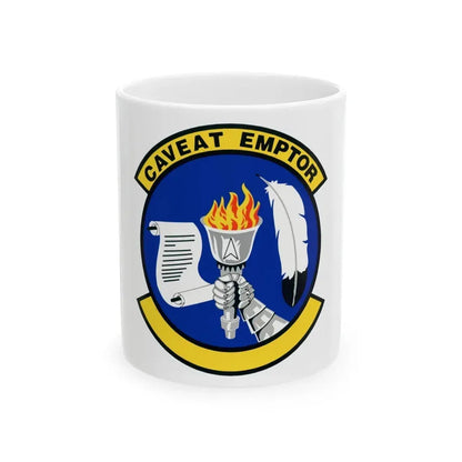 319 Contracting Squadron ACC (U.S. Air Force) White Coffee Mug - Go Mug Yourself