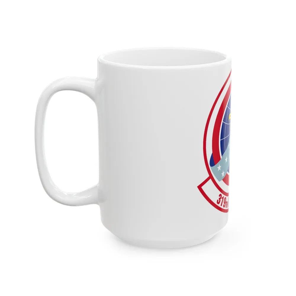 319 Missile Squadron AFGSC (U.S. Air Force) White Coffee Mug-Go Mug Yourself