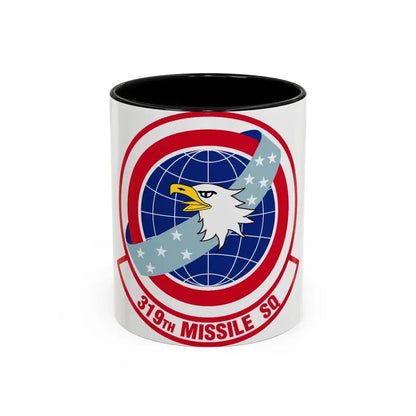 319 Missile Squadron AFGSC (U.S. Air Force) Accent Coffee Mug 11oz Black - Go Mug Yourself