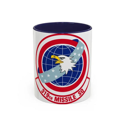 319 Missile Squadron AFGSC (U.S. Air Force) Accent Coffee Mug 11oz Navy - Go Mug Yourself