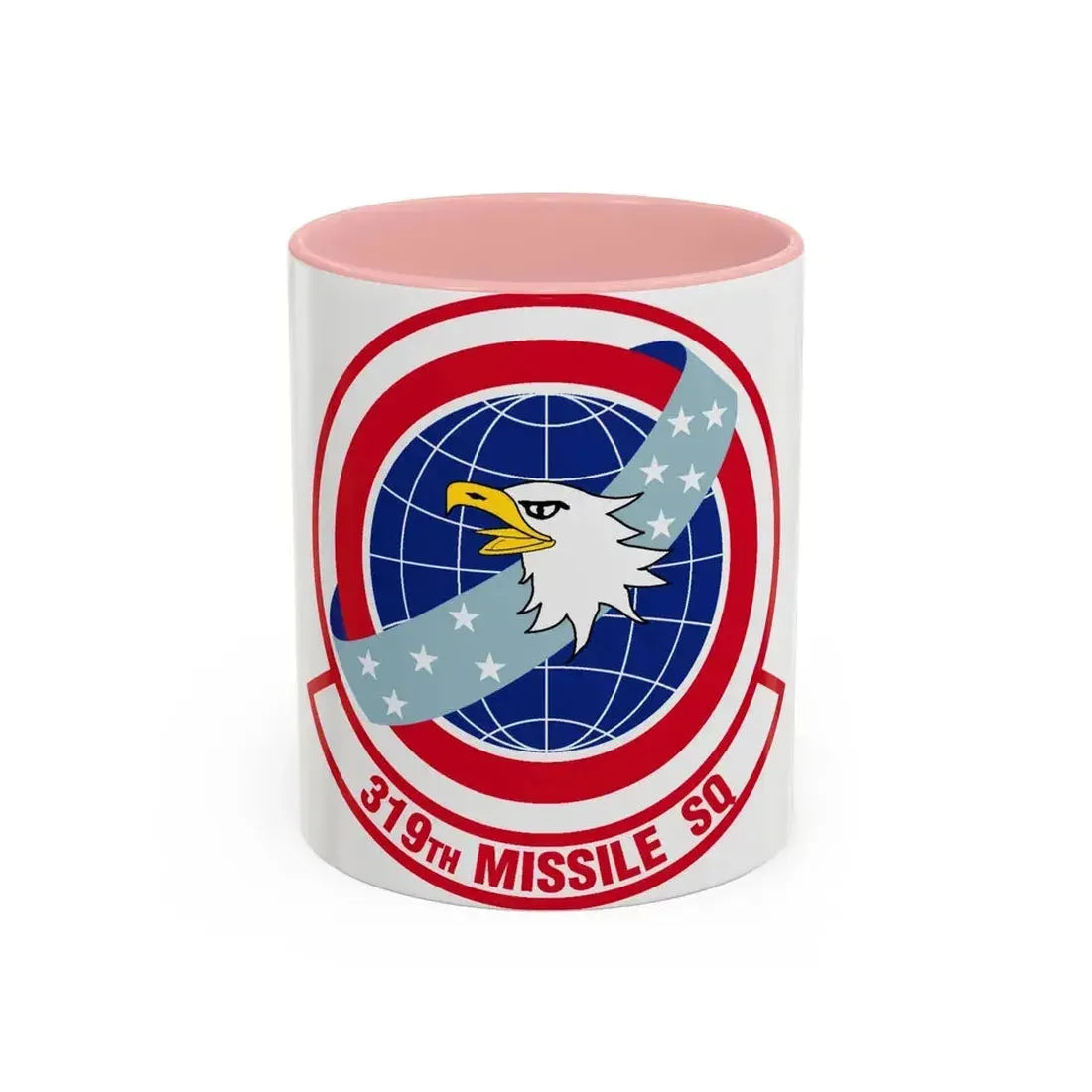 319 Missile Squadron AFGSC (U.S. Air Force) Accent Coffee Mug 11oz Pink - Go Mug Yourself