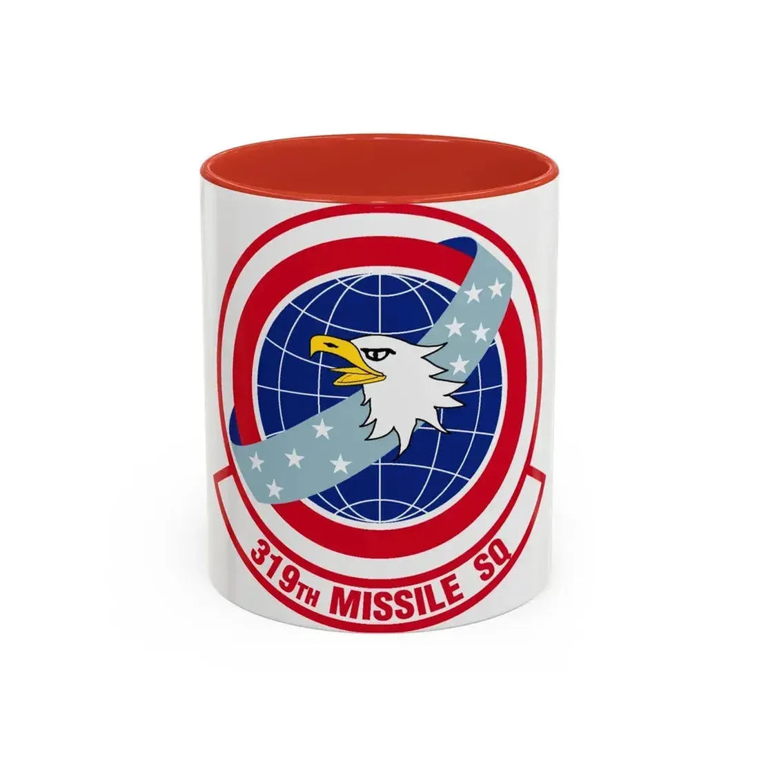319 Missile Squadron AFGSC (U.S. Air Force) Accent Coffee Mug 11oz Red - Go Mug Yourself