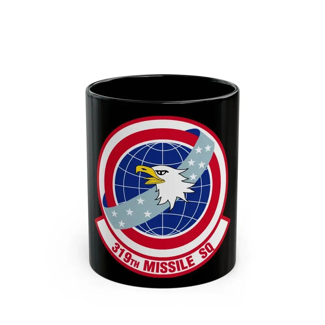 319 Missile Squadron AFGSC (U.S. Air Force) Black Coffee Mug 11oz - Go Mug Yourself