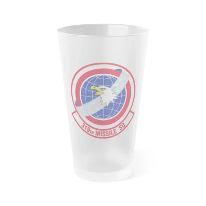 319 Missile Squadron AFGSC (U.S. Air Force) Frosted Pint Glass 16oz 16oz Frosted - Go Mug Yourself