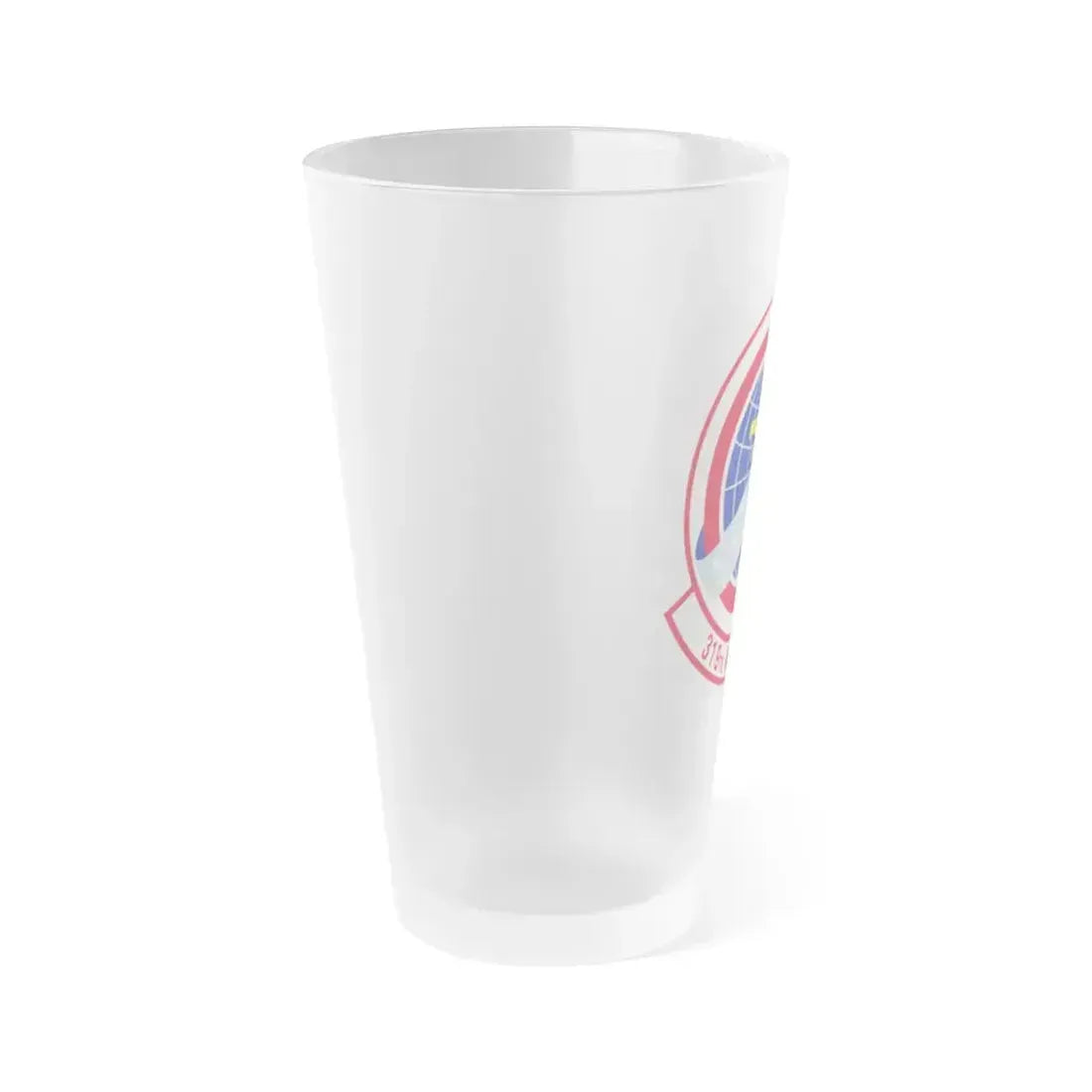 319 Missile Squadron AFGSC (U.S. Air Force) Frosted Pint Glass 16oz - Go Mug Yourself