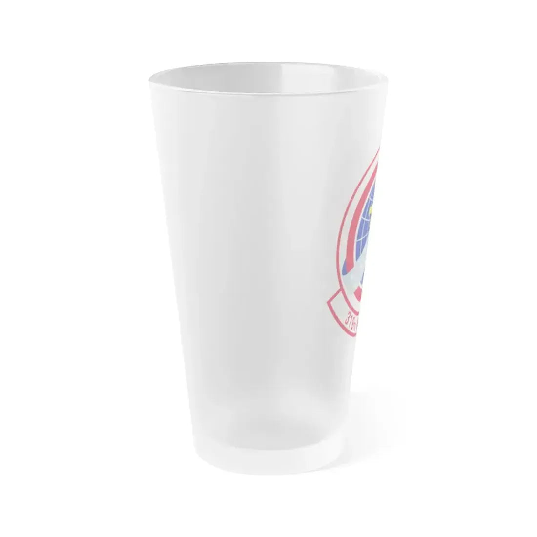 319 Missile Squadron AFGSC (U.S. Air Force) Frosted Pint Glass 16oz - Go Mug Yourself