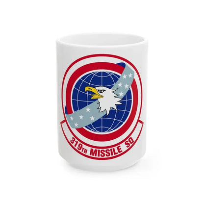 319 Missile Squadron AFGSC (U.S. Air Force) White Coffee Mug 15oz - Go Mug Yourself