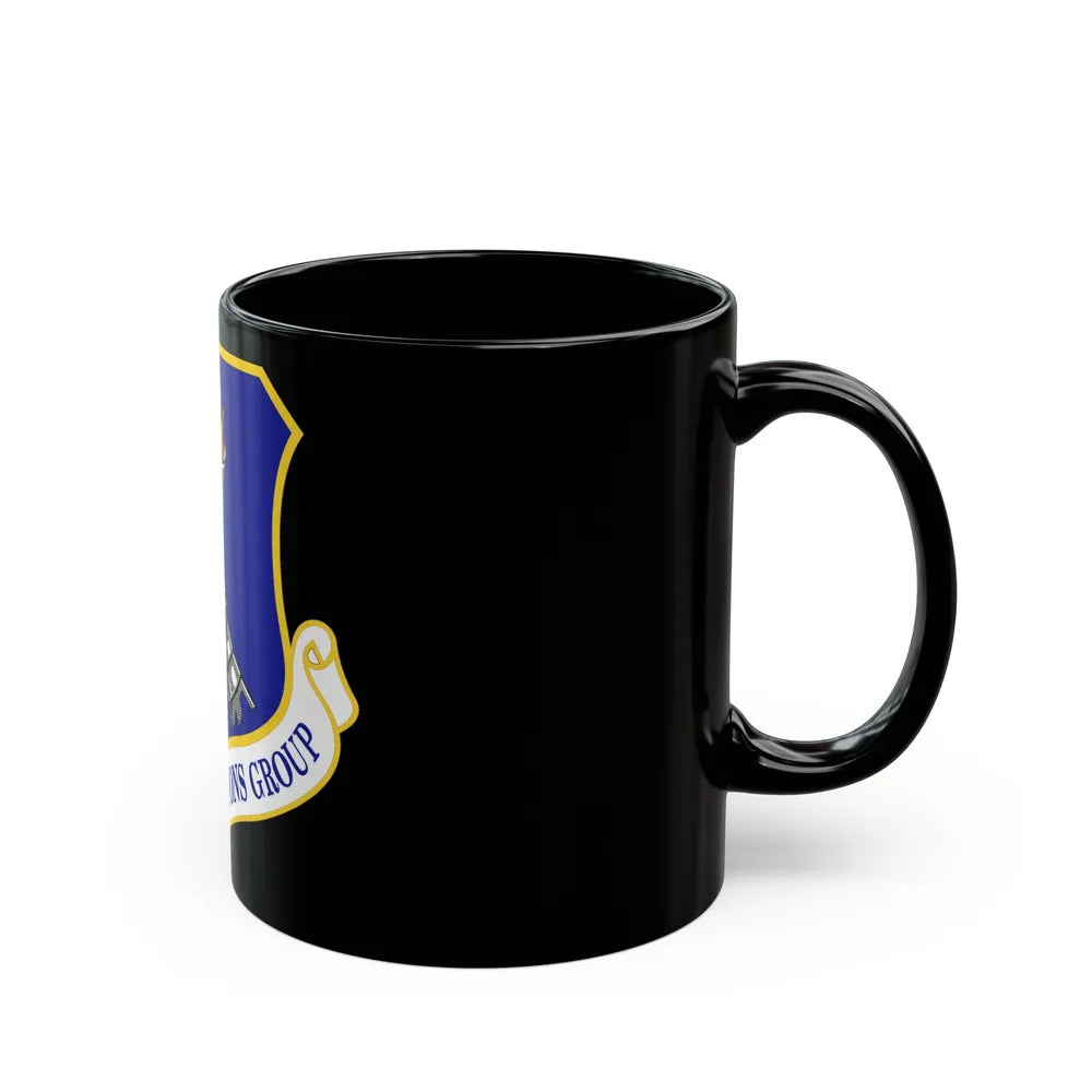 319 Operations Group ACC (U.S. Air Force) Black Coffee Mug-Go Mug Yourself