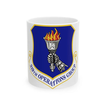 319 Operations Group ACC (U.S. Air Force) White Coffee Mug-11oz-Go Mug Yourself