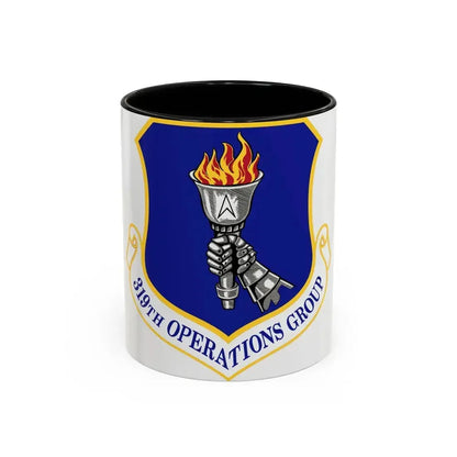 319 Operations Group ACC (U.S. Air Force) Accent Coffee Mug 11oz Black - Go Mug Yourself