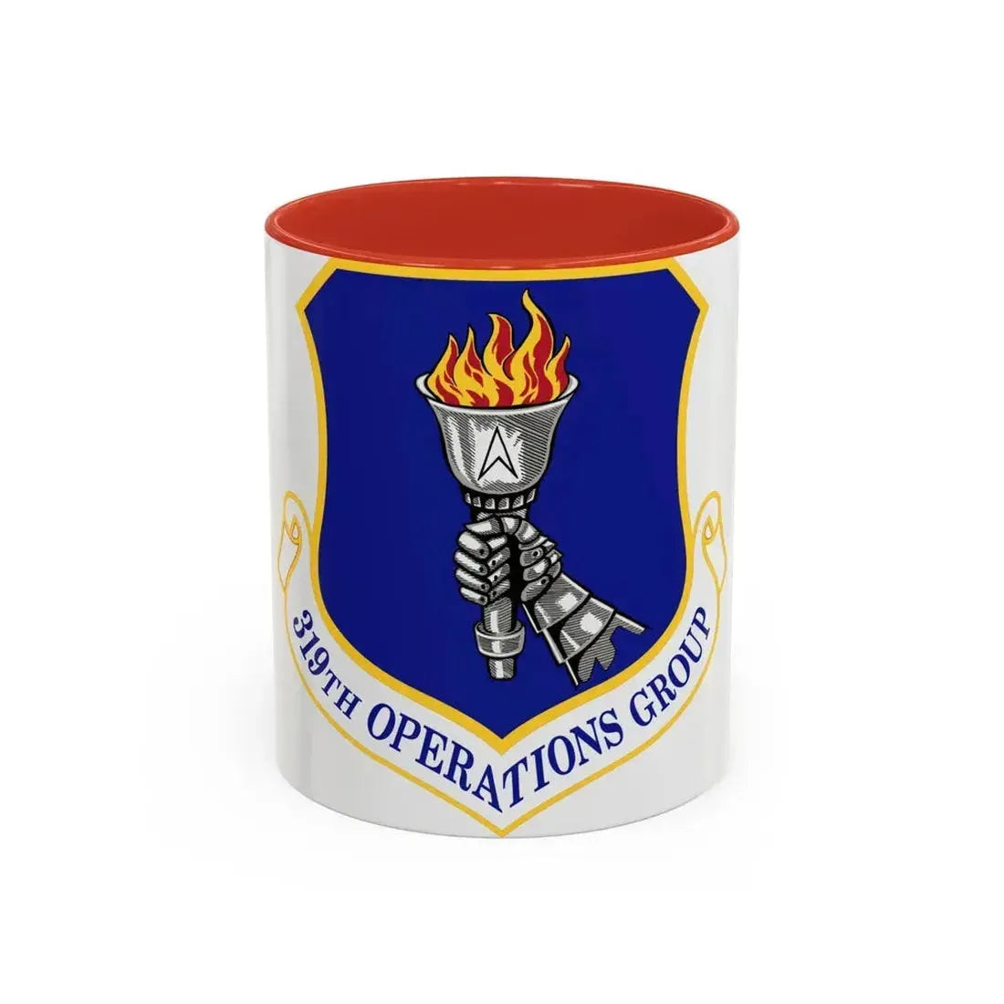 319 Operations Group ACC (U.S. Air Force) Accent Coffee Mug 11oz Red - Go Mug Yourself