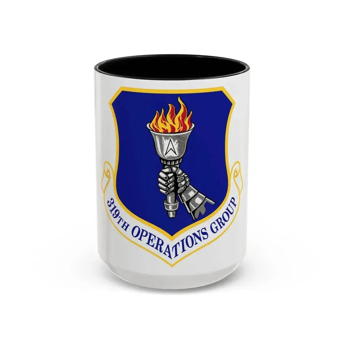 319 Operations Group ACC (U.S. Air Force) Accent Coffee Mug 15oz Black - Go Mug Yourself