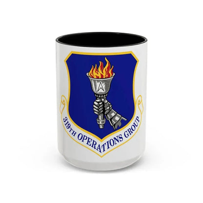 319 Operations Group ACC (U.S. Air Force) Accent Coffee Mug 15oz Black - Go Mug Yourself