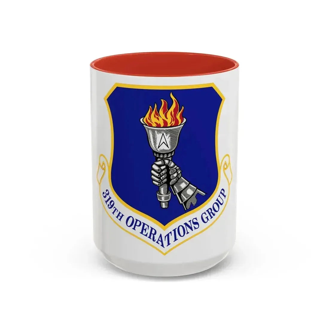 319 Operations Group ACC (U.S. Air Force) Accent Coffee Mug 15oz Red - Go Mug Yourself