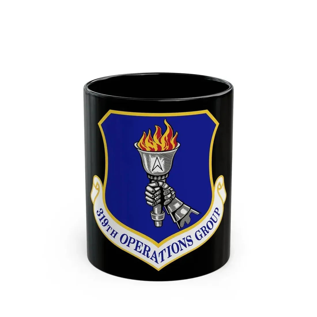 319 Operations Group ACC (U.S. Air Force) Black Coffee Mug 11oz - Go Mug Yourself