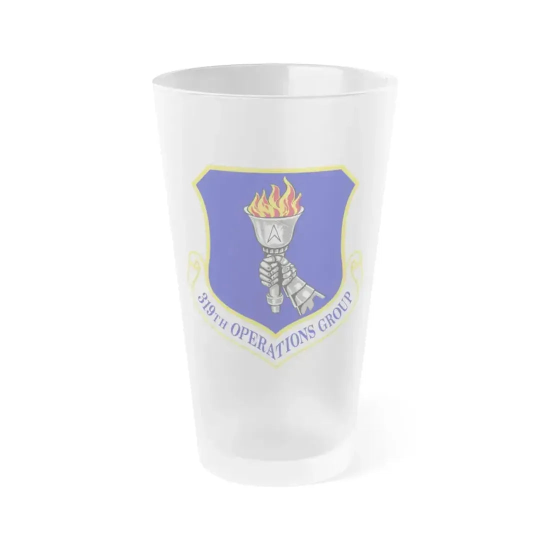 319 Operations Group ACC (U.S. Air Force) Frosted Pint Glass 16oz 16oz Frosted - Go Mug Yourself