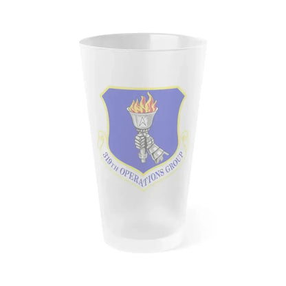 319 Operations Group ACC (U.S. Air Force) Frosted Pint Glass 16oz 16oz Frosted - Go Mug Yourself