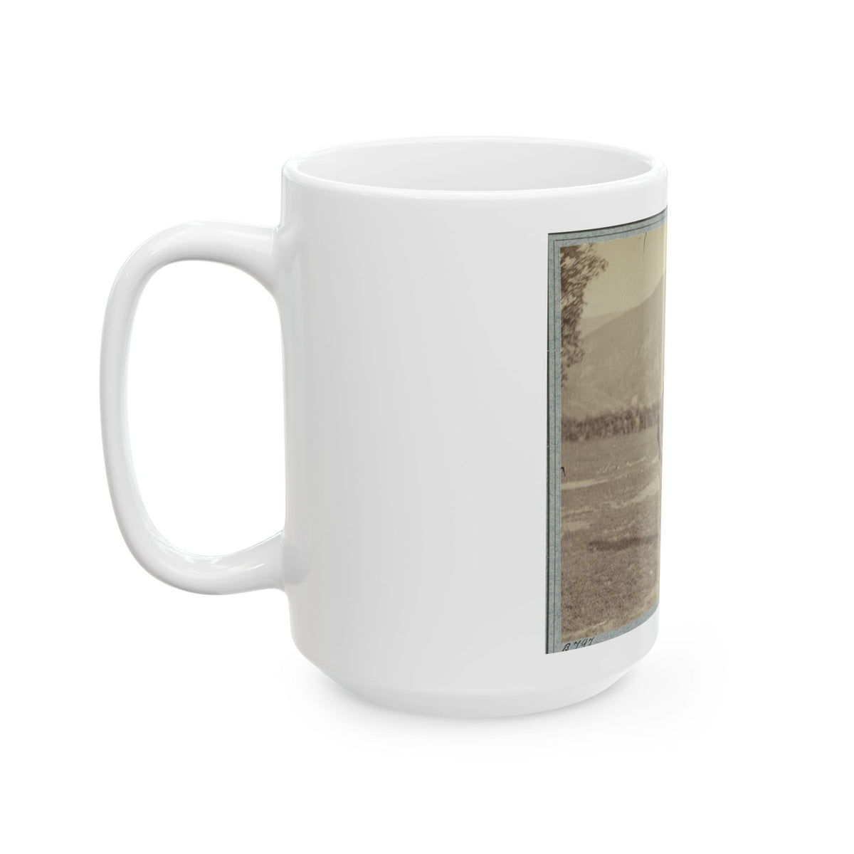 22d New York State Militia Near Harpers Ferry, Va., 1861 I.E.1862 002 (U.S. Civil War) White Coffee Mug
