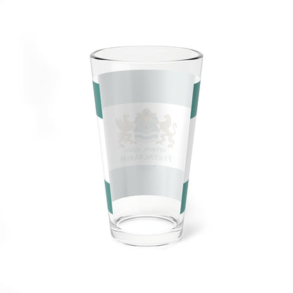 Flag of the 9th District of Budapest 2015-2020 (Hungary) Pint Glass 16oz