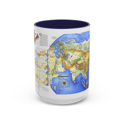 Mongol Khans and Their Legacy (1996) (Map) Accent Coffee Mug