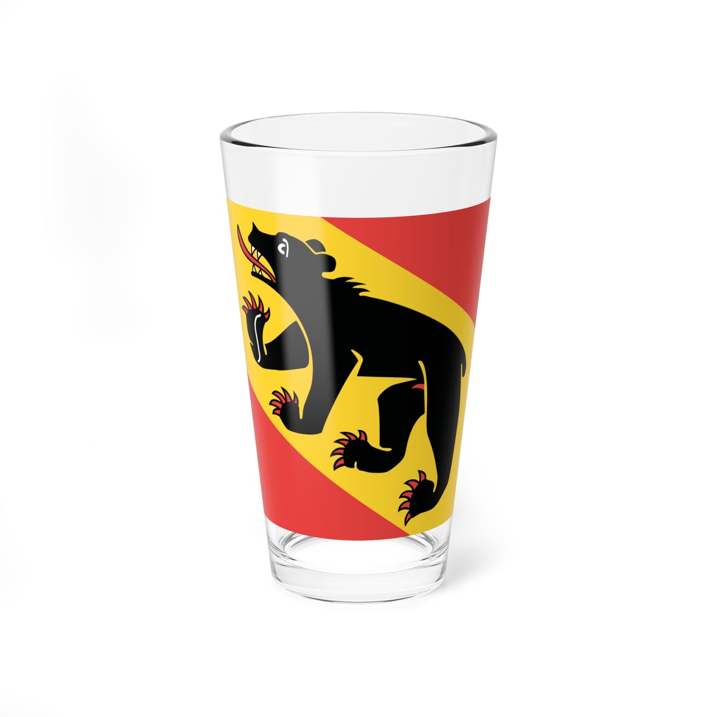 Flag of Canton of Bern (Switzerland) Pint Glass 16oz
