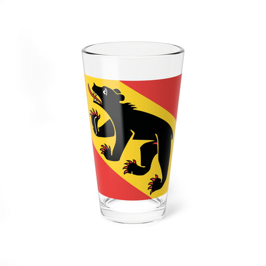 Flag of Canton of Bern (Switzerland) Pint Glass 16oz