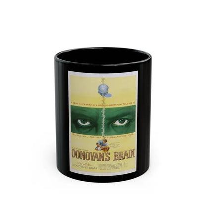 DONOVAN'S BRAIN 1953 Movie Poster - Black Coffee Mug-11oz-Go Mug Yourself