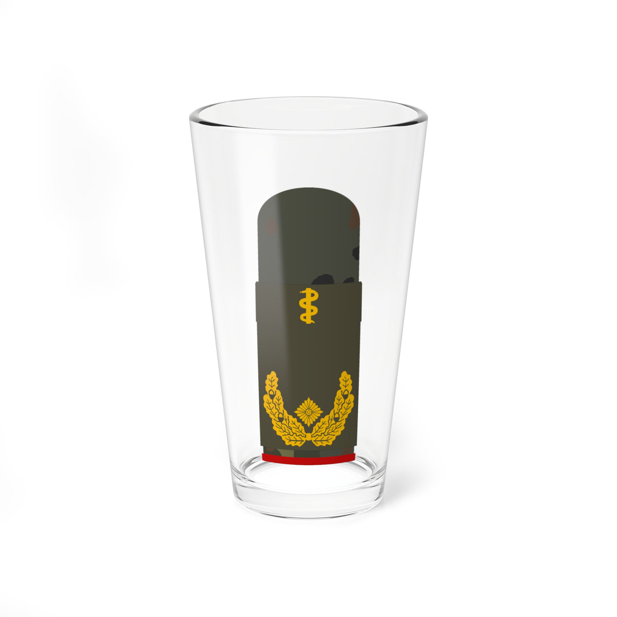 HA OS5 61b Generalarzt HM L (Germany) (Military Rank) Pint Glass 16oz