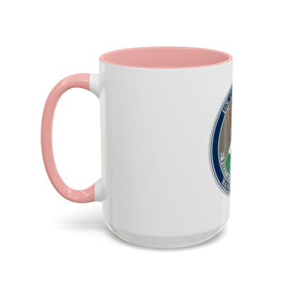 USCG Base Ketchikan (U.S. Coast Guard) Accent Coffee Mug