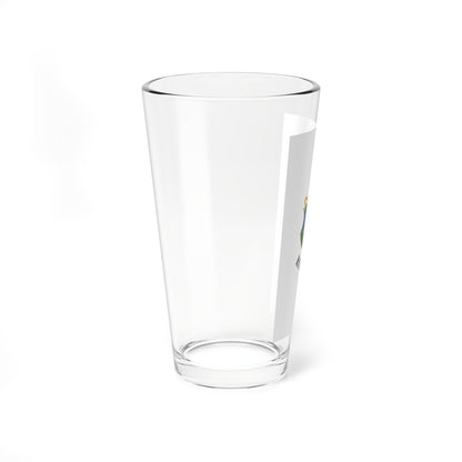 Flag of Kunbaracs vertical (Hungary) Pint Glass 16oz