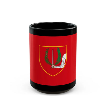 Flag of Birgu Malta - Black Coffee Mug-15oz-Go Mug Yourself